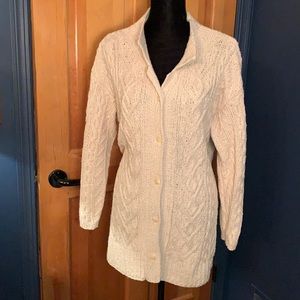 Eddie Bauer Cable Knit Cardigan.  433
